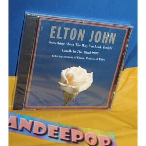 Elton John Candle In The Wind Princess Diana Tribute Cd Sealed Something About